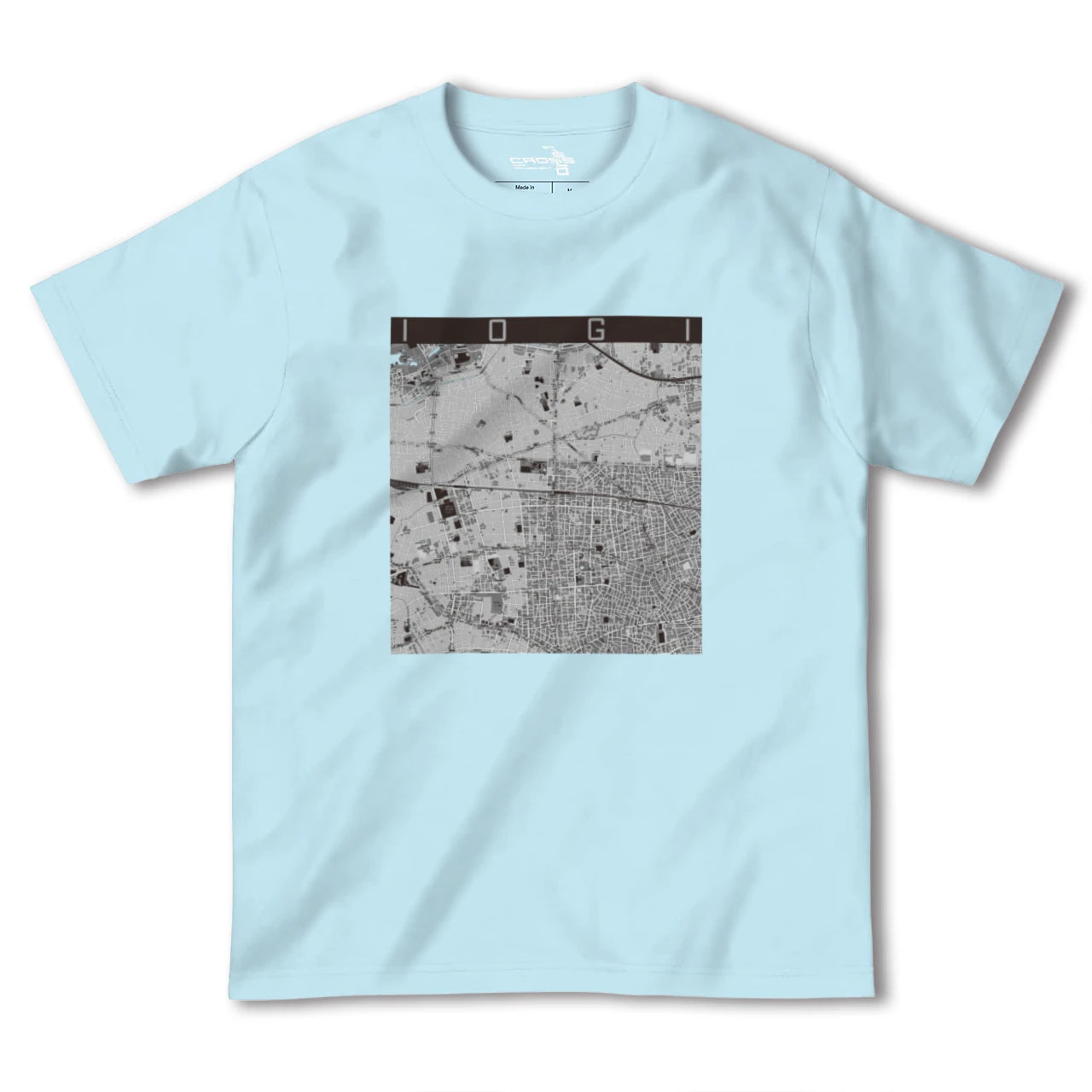 【井荻(東京都)】地図柄ヘビーウェイトTシャツ