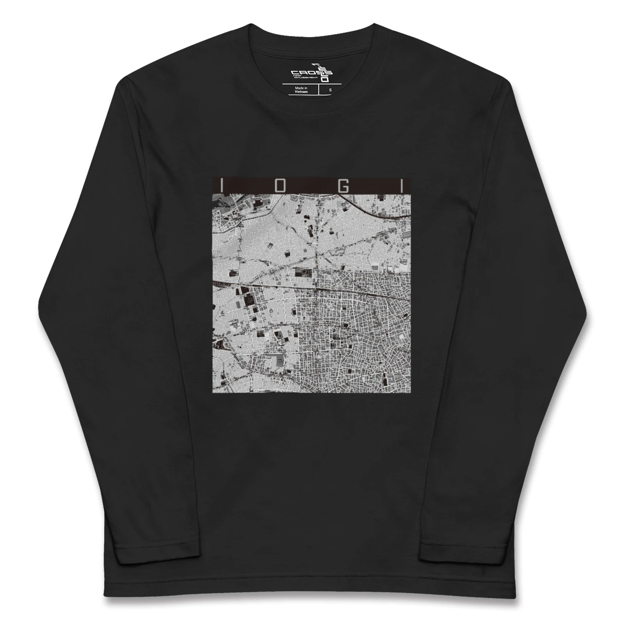 【井荻(東京都)】地図柄ロングスリーブTシャツ