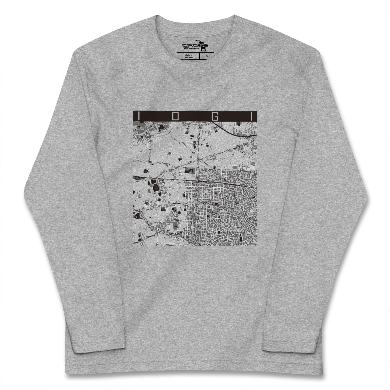 【井荻(東京都)】地図柄ロングスリーブTシャツ