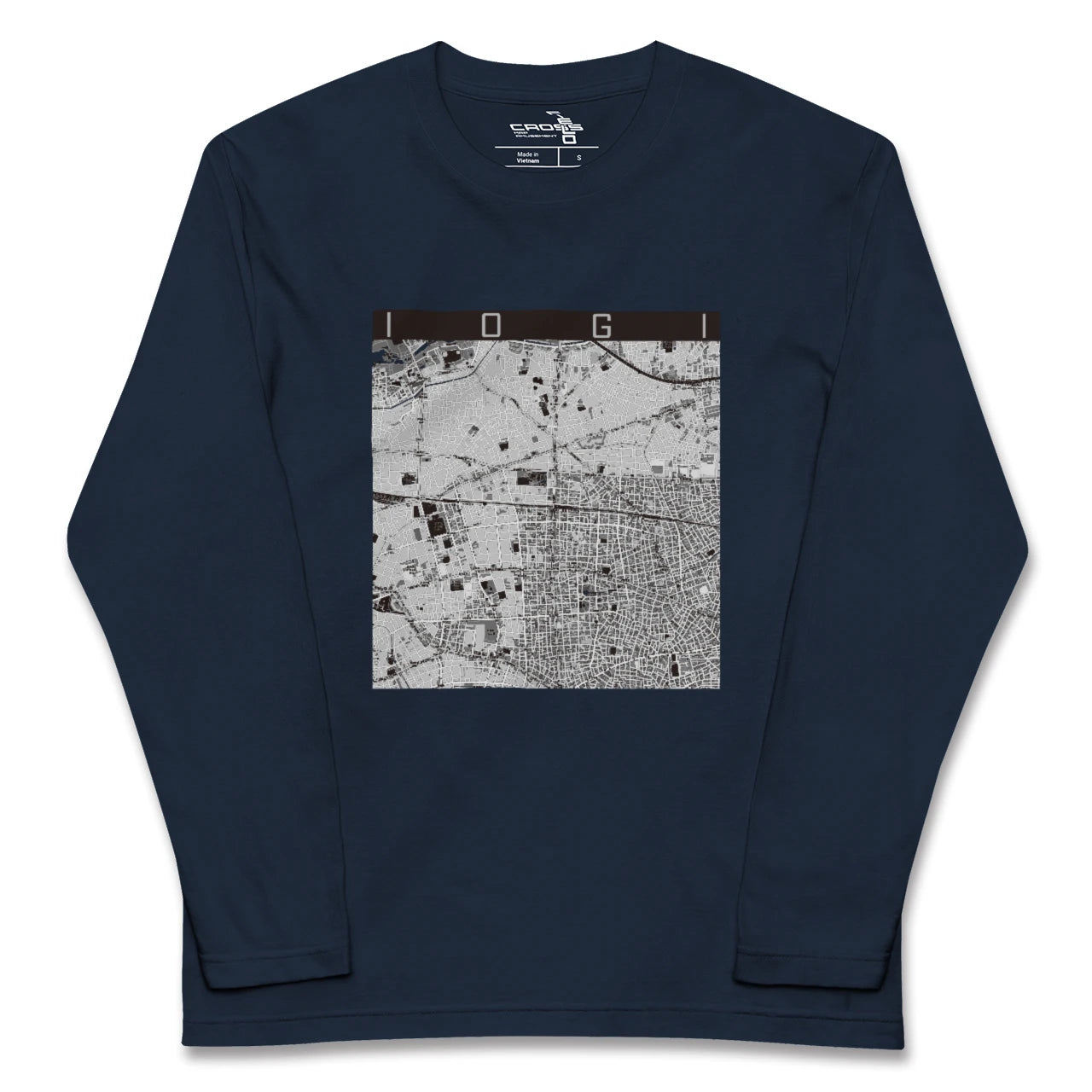 【井荻(東京都)】地図柄ロングスリーブTシャツ