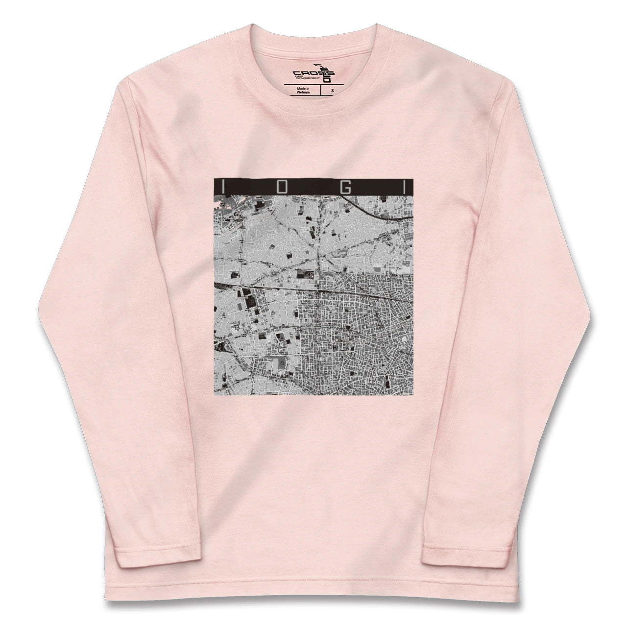 【井荻(東京都)】地図柄ロングスリーブTシャツ