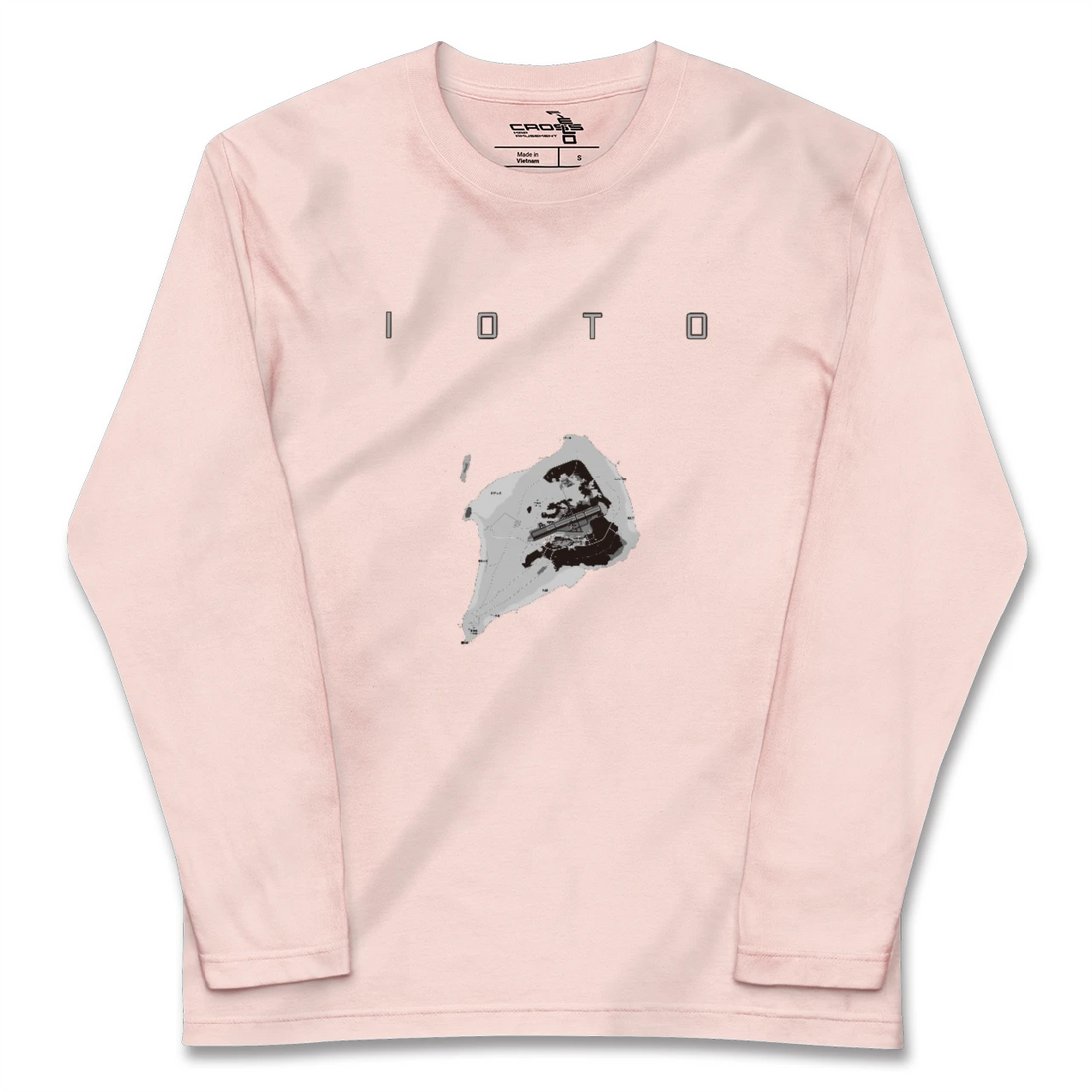 【硫黄島(東京都)】地図柄ロングスリーブTシャツ