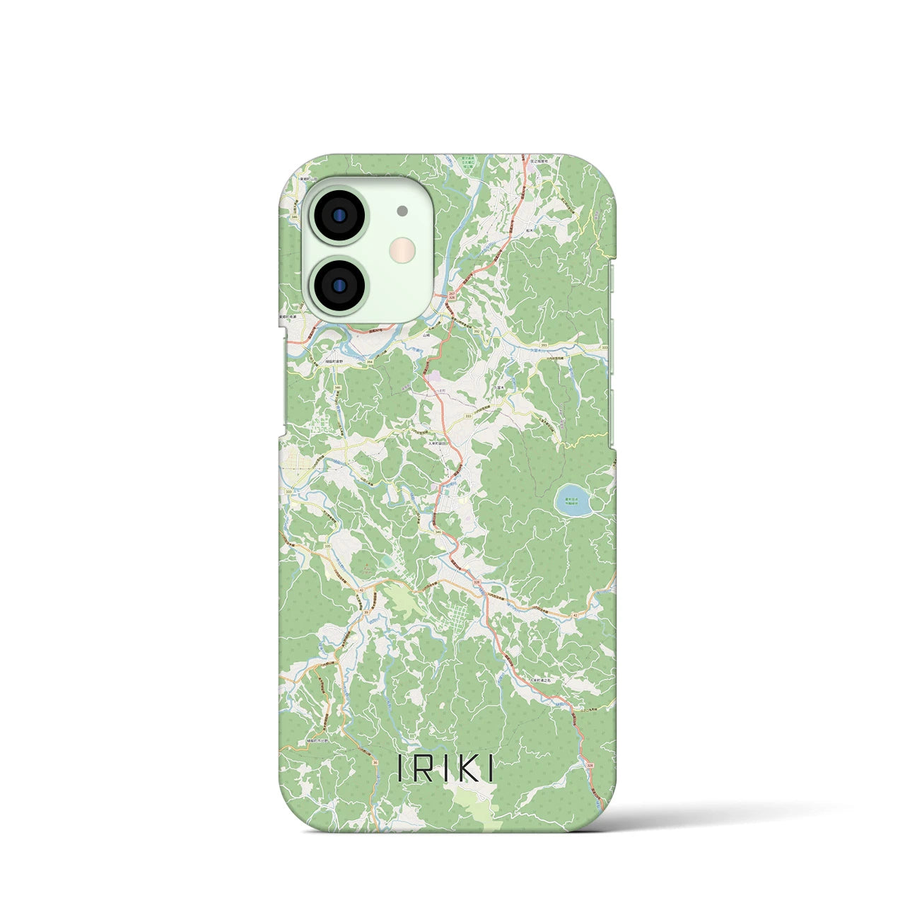 【入来(鹿児島県)】地図柄iPhoneケース(バックカバータイプ)
