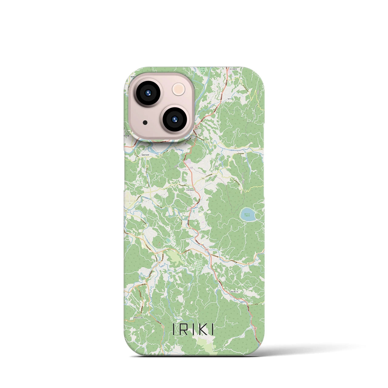 【入来(鹿児島県)】地図柄iPhoneケース(バックカバータイプ)