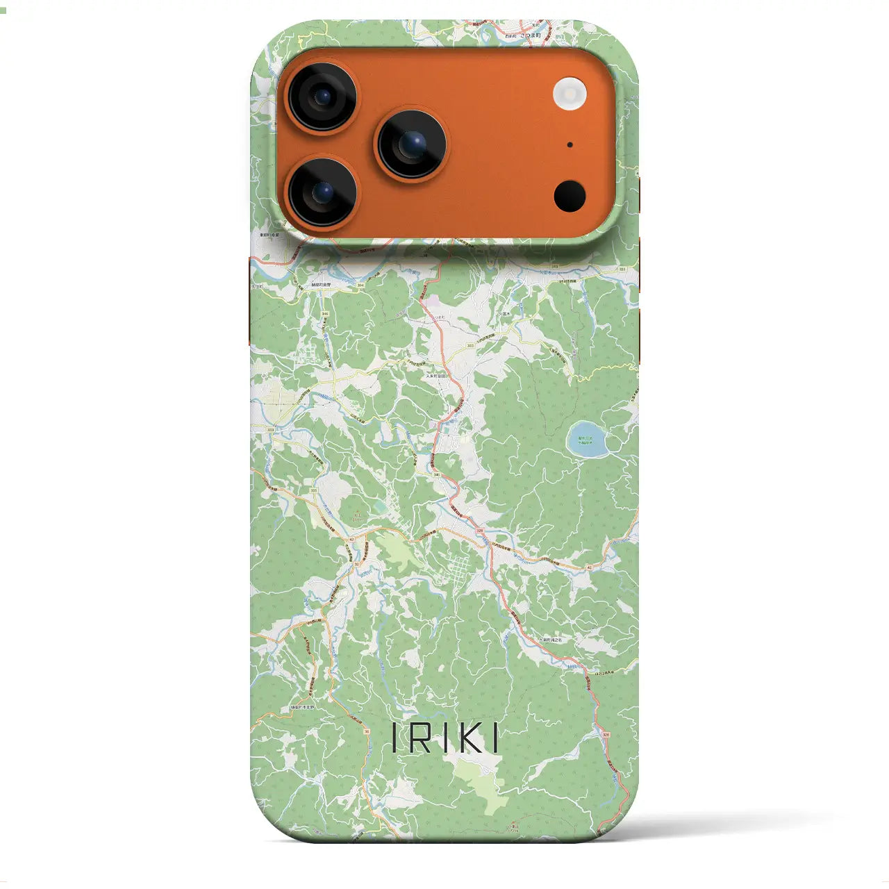 【入来(鹿児島県)】地図柄iPhoneケース(バックカバータイプ)