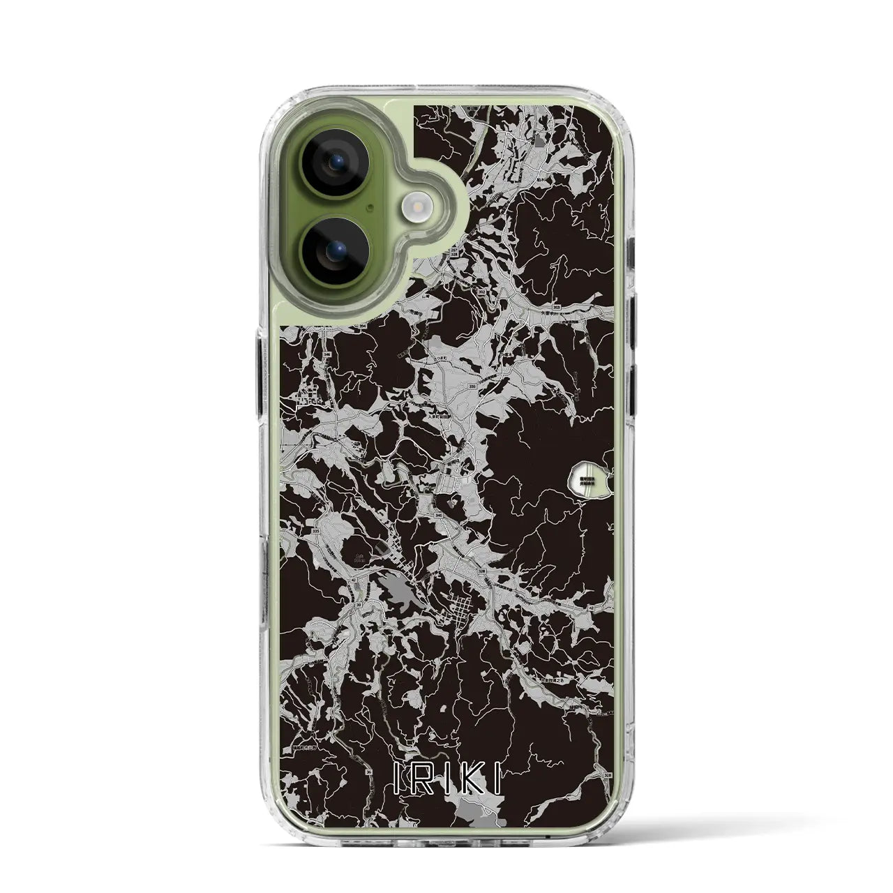 【入来(鹿児島県)】地図柄iPhoneケース(MagSafeタイプ)