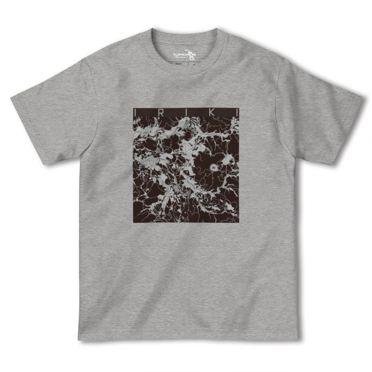 【入来(鹿児島県)】地図柄ヘビーウェイトTシャツ