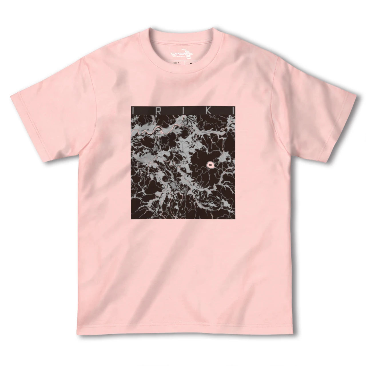 【入来(鹿児島県)】地図柄ヘビーウェイトTシャツ