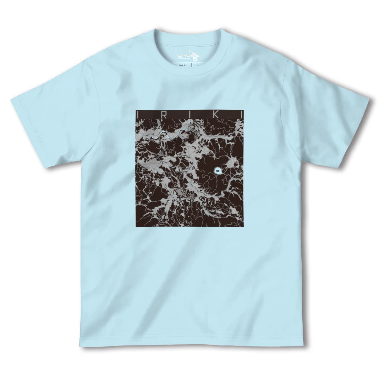 【入来(鹿児島県)】地図柄ヘビーウェイトTシャツ