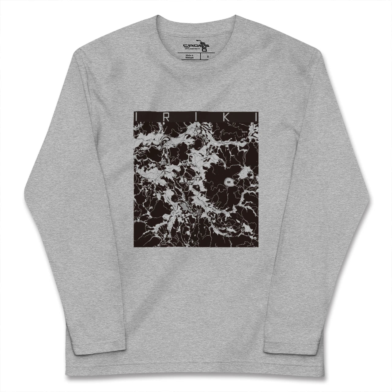 【入来(鹿児島県)】地図柄ロングスリーブTシャツ