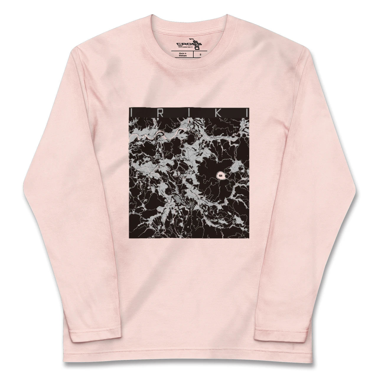 【入来(鹿児島県)】地図柄ロングスリーブTシャツ