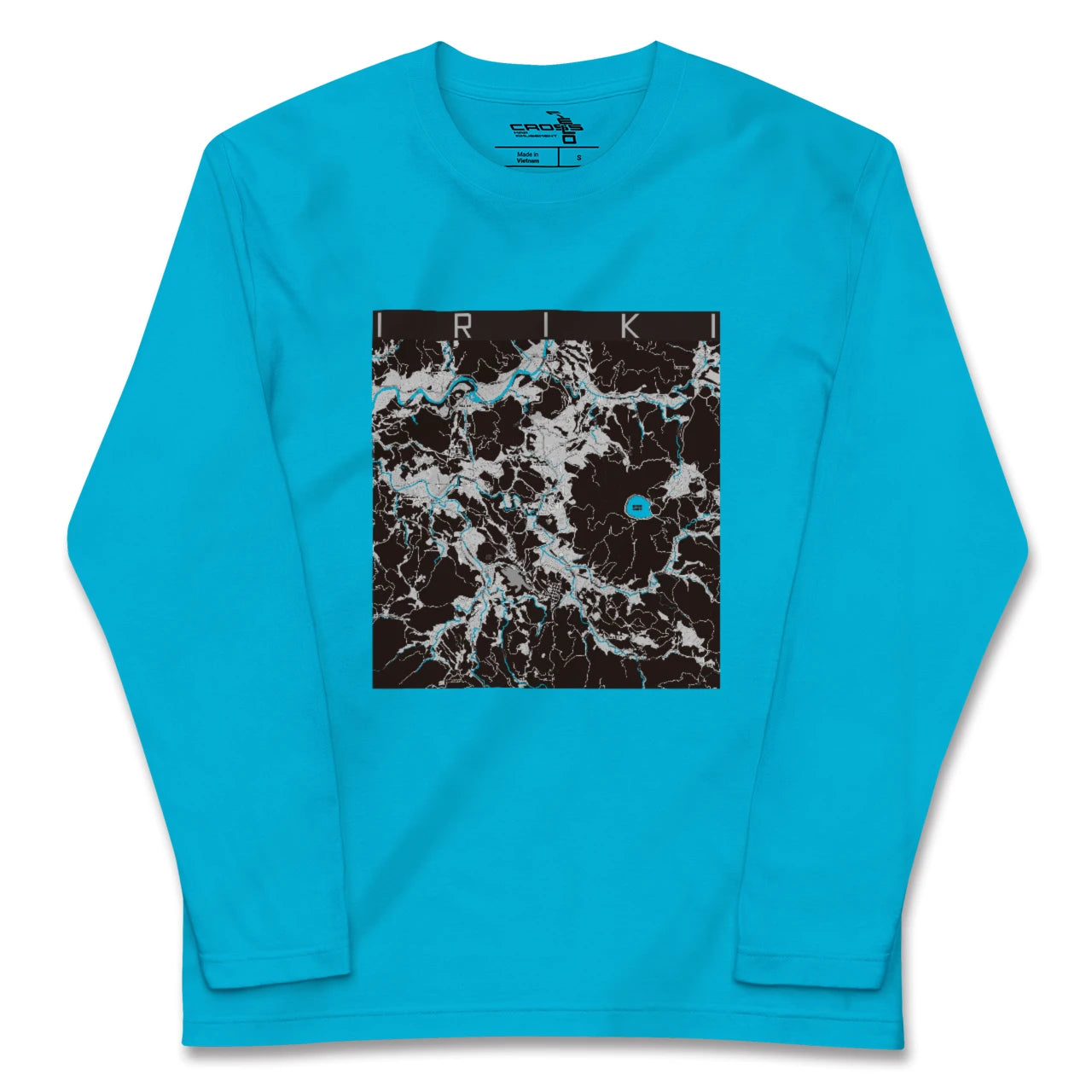 【入来(鹿児島県)】地図柄ロングスリーブTシャツ