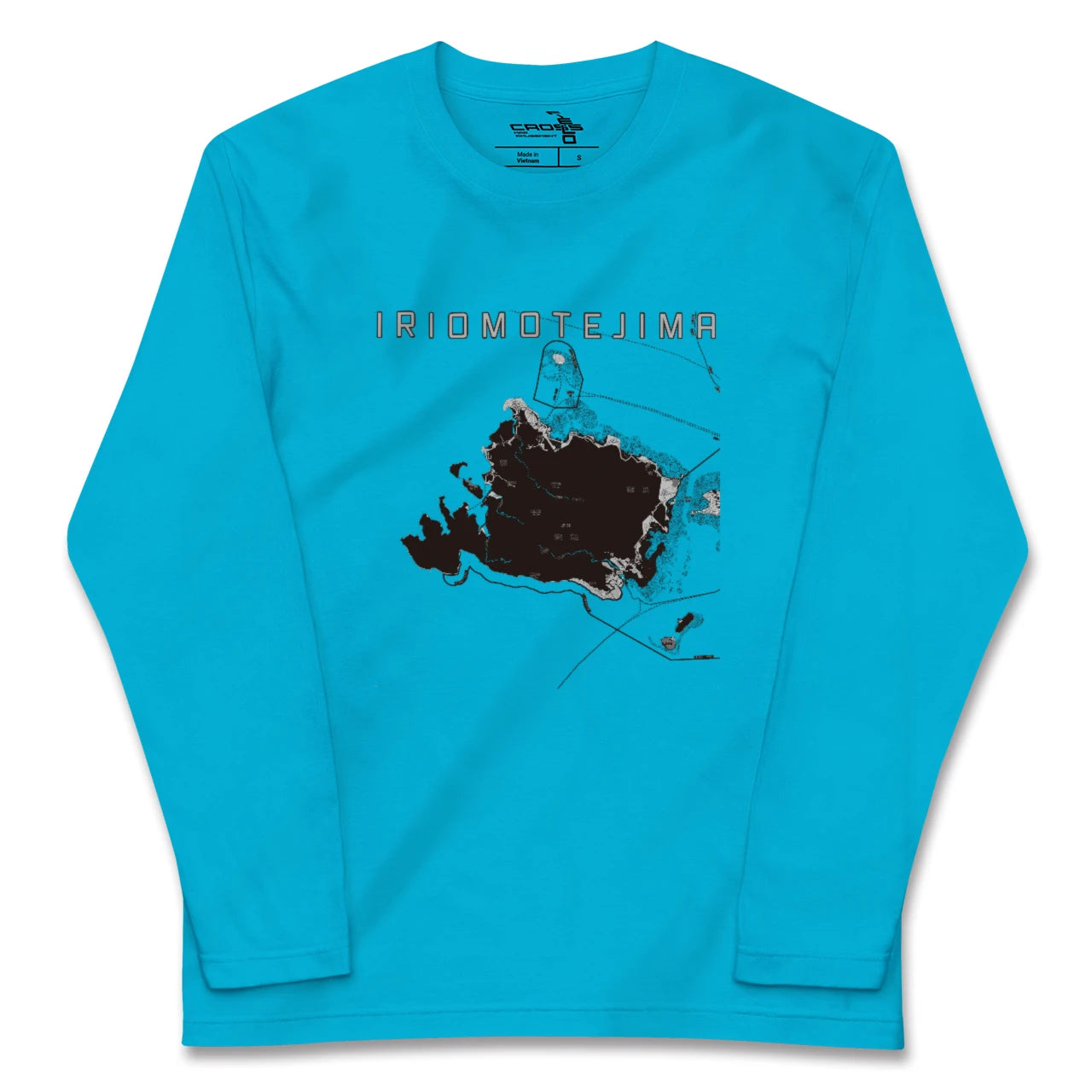 【西表島(沖縄県)】地図柄ロングスリーブTシャツ