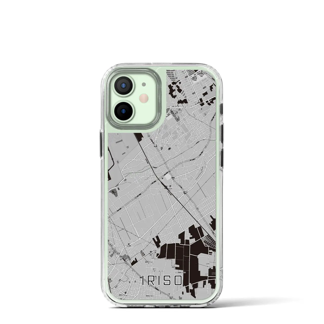【入曽(埼玉県)】地図柄iPhoneケース(MagSafeタイプ)