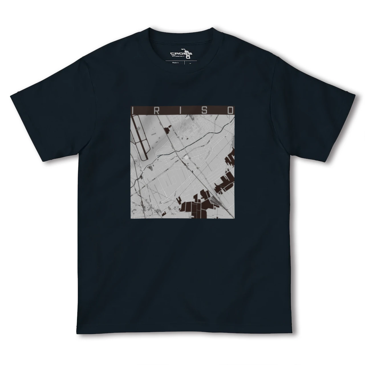 【入曽(埼玉県)】地図柄ヘビーウェイトTシャツ
