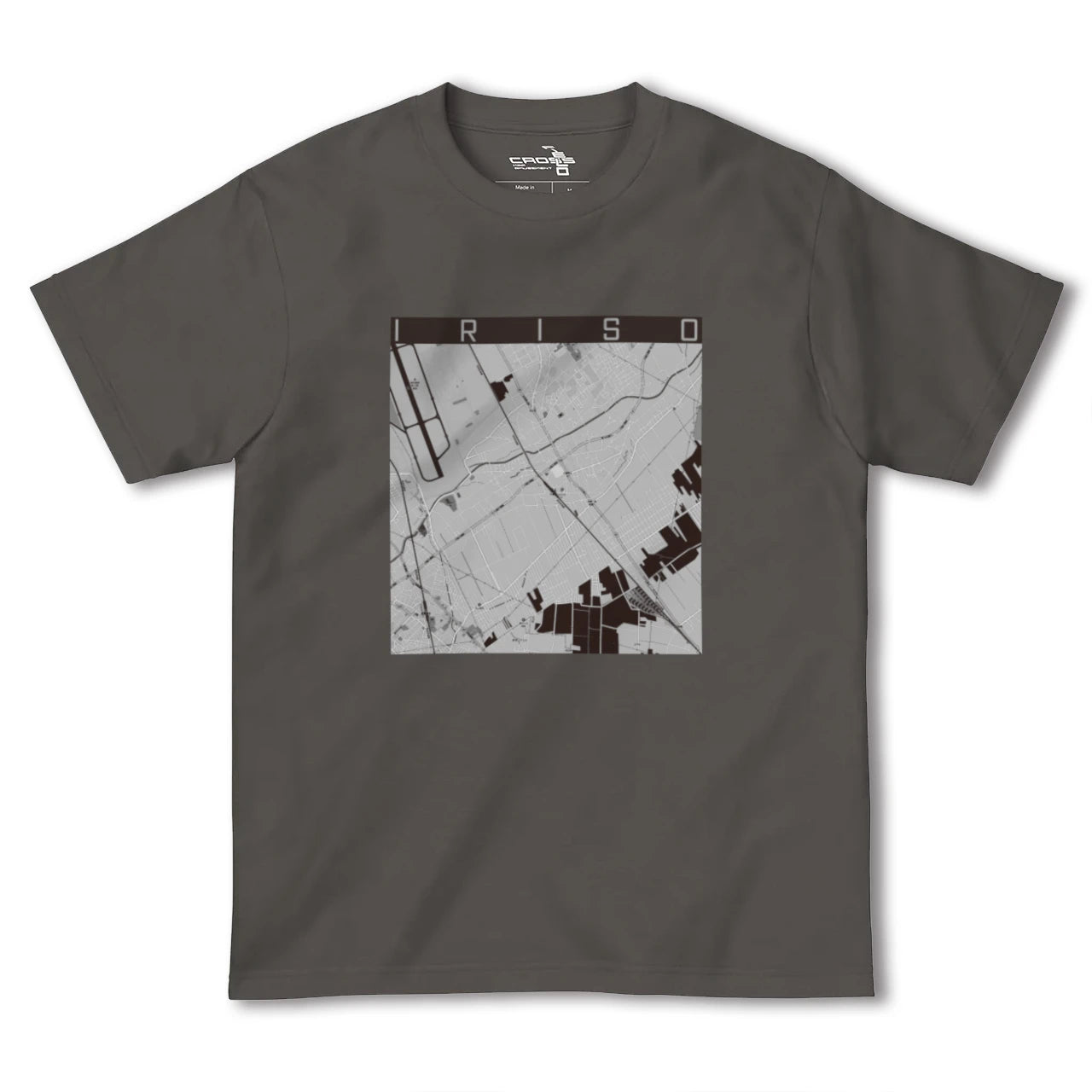 【入曽(埼玉県)】地図柄ヘビーウェイトTシャツ