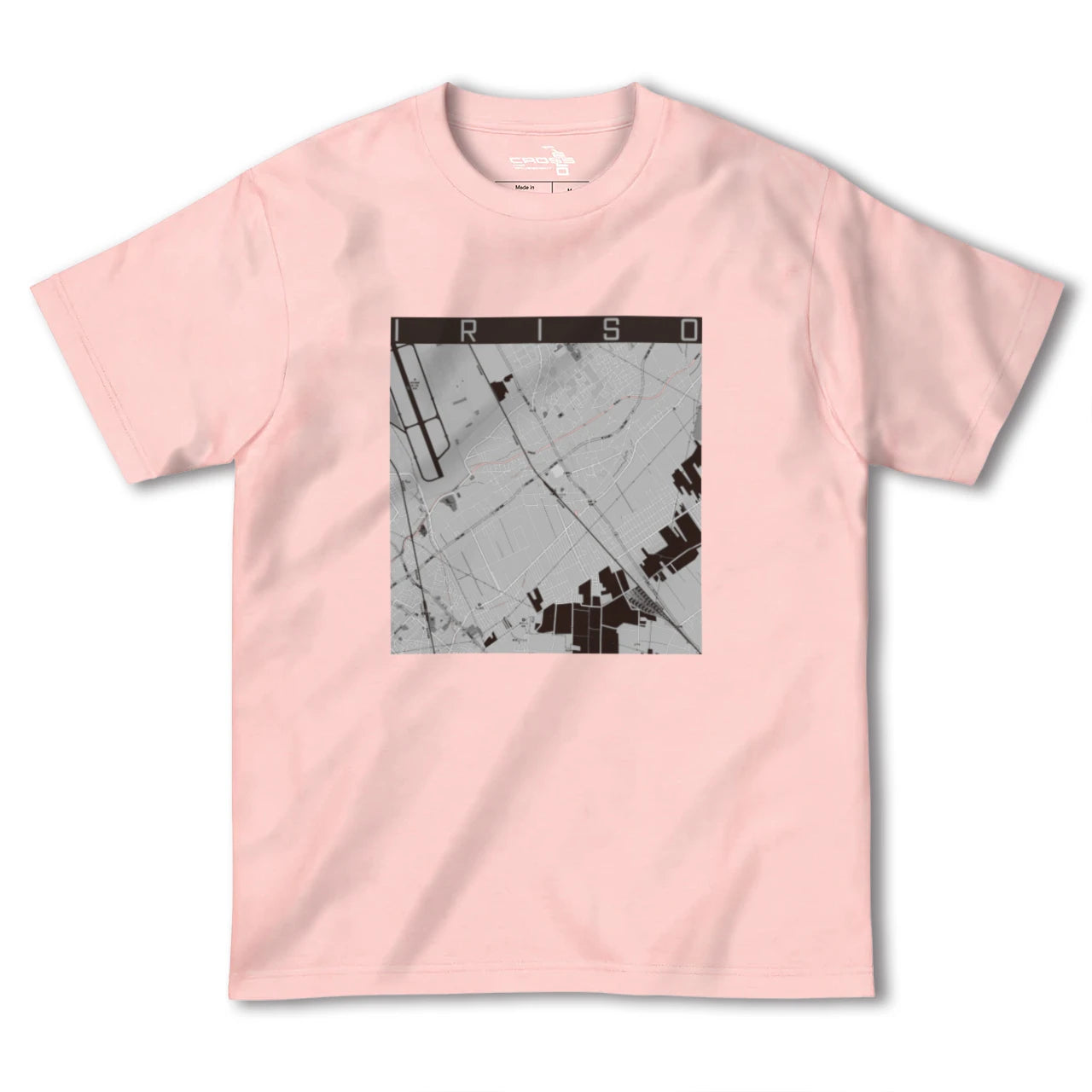 【入曽(埼玉県)】地図柄ヘビーウェイトTシャツ