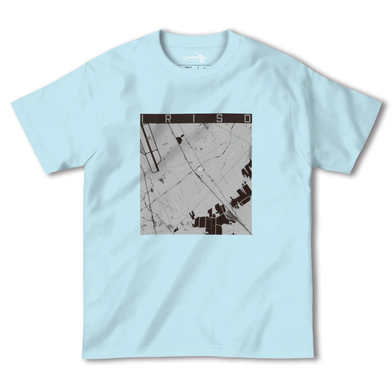 【入曽(埼玉県)】地図柄ヘビーウェイトTシャツ