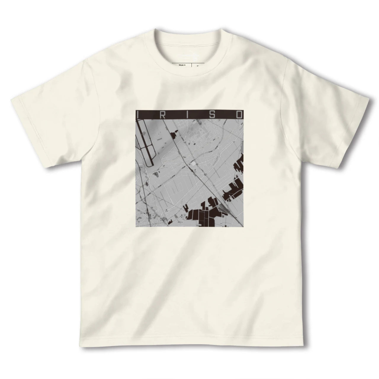 【入曽(埼玉県)】地図柄ヘビーウェイトTシャツ