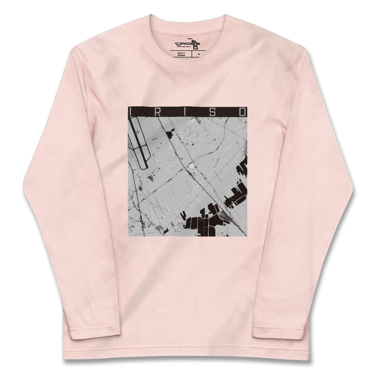 【入曽(埼玉県)】地図柄ロングスリーブTシャツ