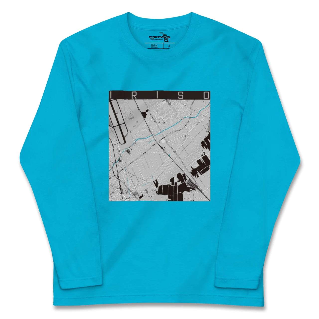 【入曽(埼玉県)】地図柄ロングスリーブTシャツ