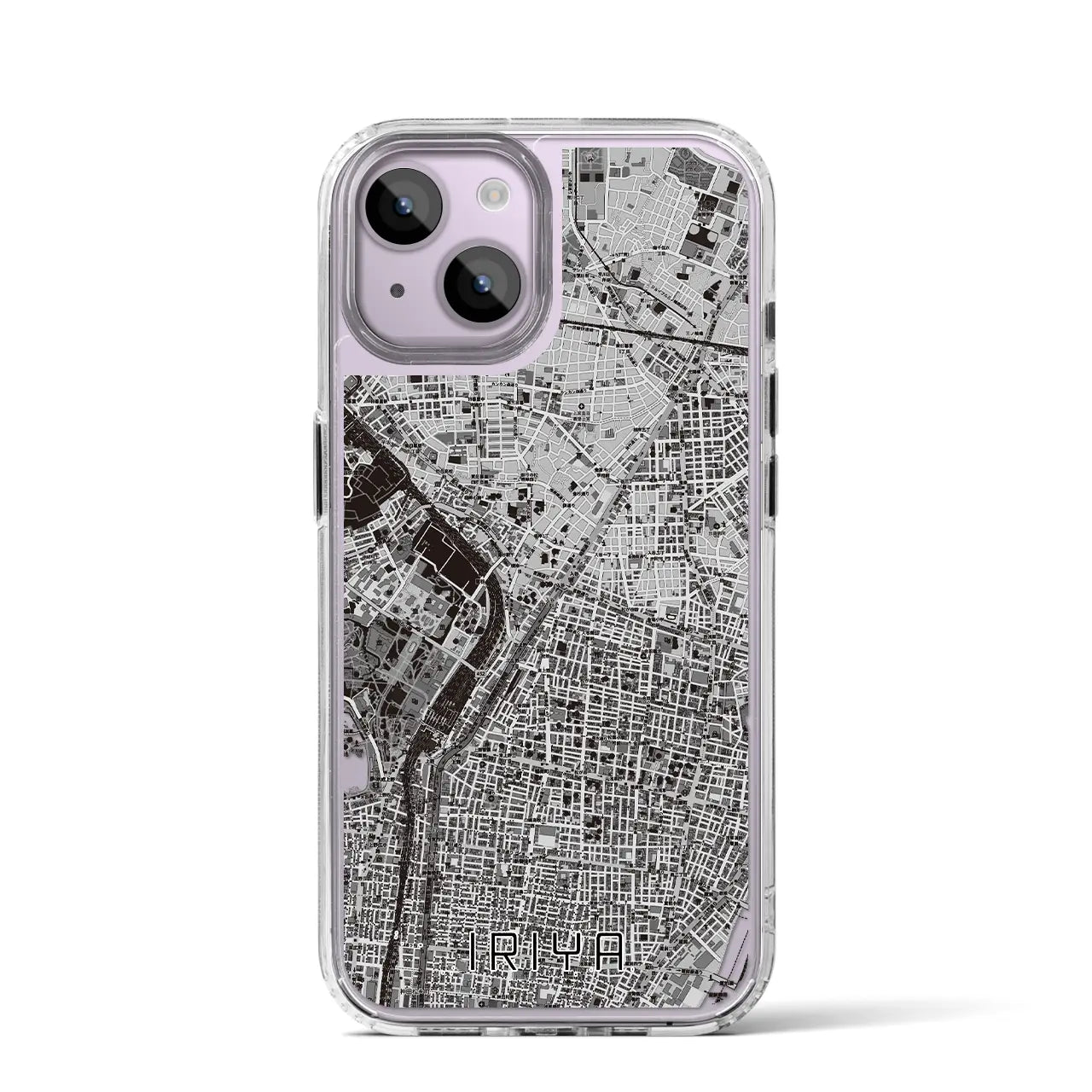 【入谷(東京都)】地図柄iPhoneケース(MagSafeタイプ)