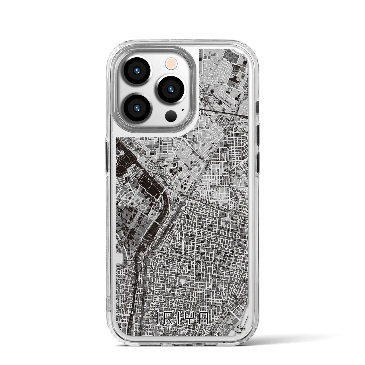 【入谷(東京都)】地図柄iPhoneケース(MagSafeタイプ)