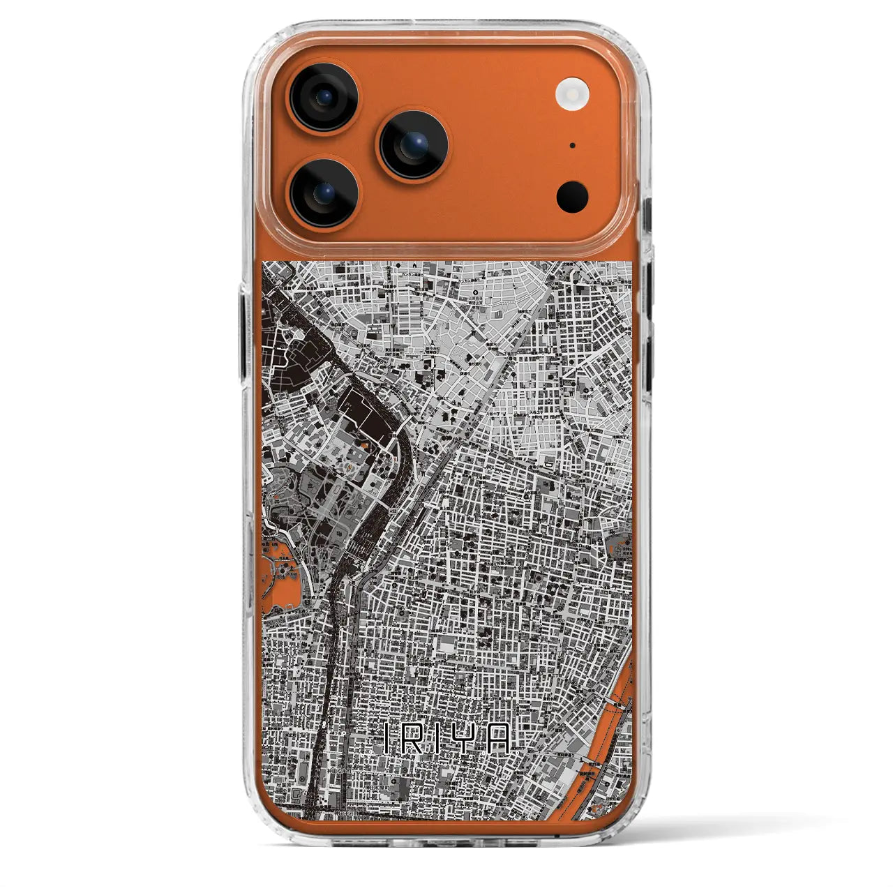 【入谷(東京都)】地図柄iPhoneケース(MagSafeタイプ)