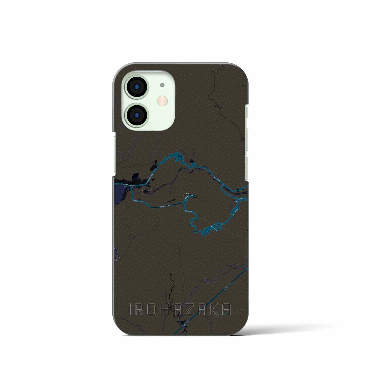 【いろは坂(栃木県)】地図柄iPhoneケース(バックカバータイプ)