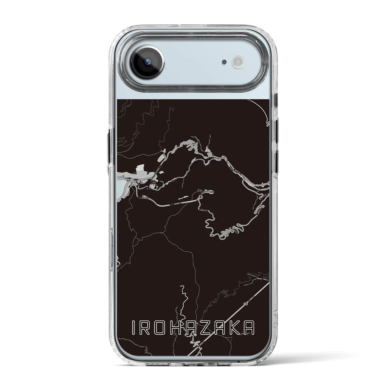 【いろは坂(栃木県)】地図柄iPhoneケース(MagSafeタイプ)