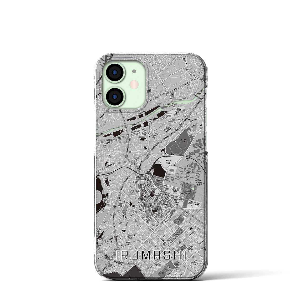【入間市(埼玉県)】地図柄iPhoneケース(クリアタイプ)