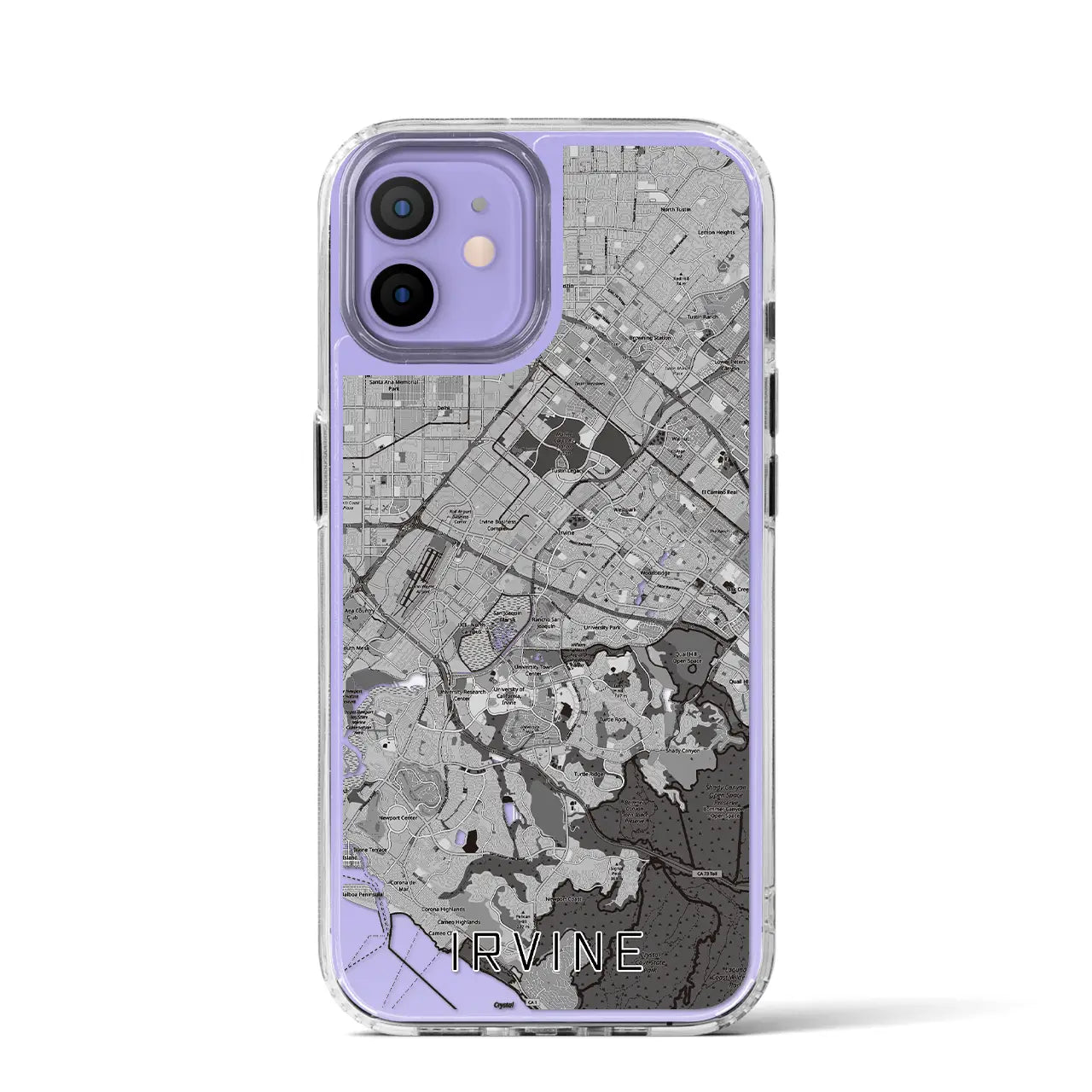 【アーバイン(アメリカ)】地図柄iPhoneケース(MagSafeタイプ)