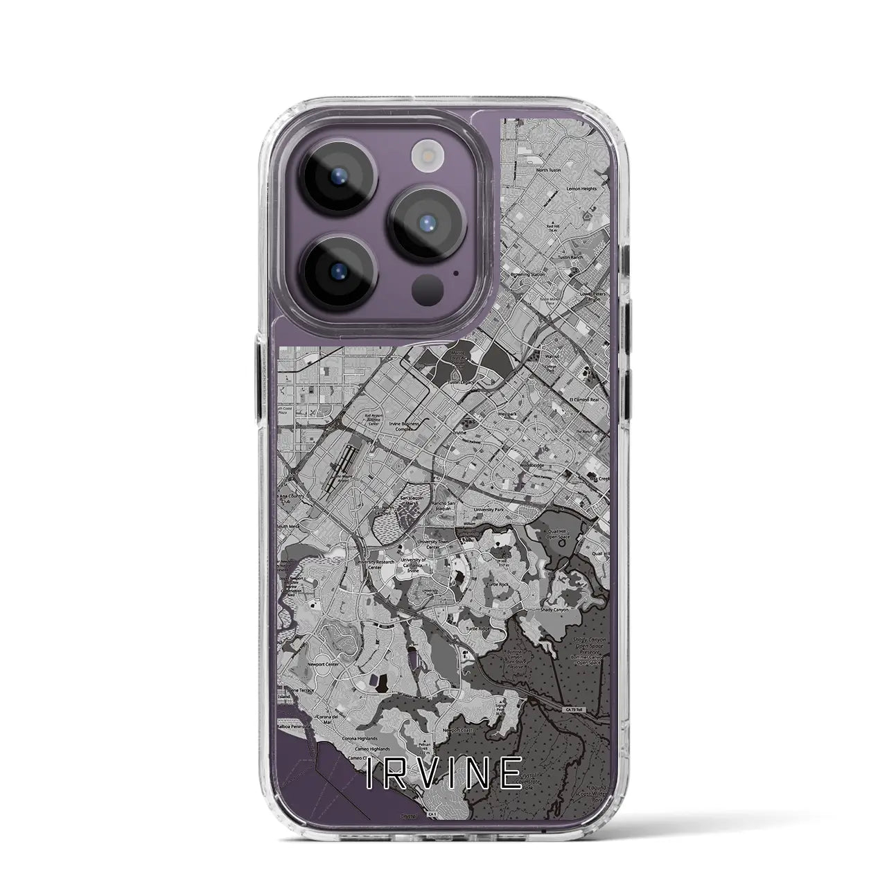 【アーバイン(アメリカ)】地図柄iPhoneケース(MagSafeタイプ)