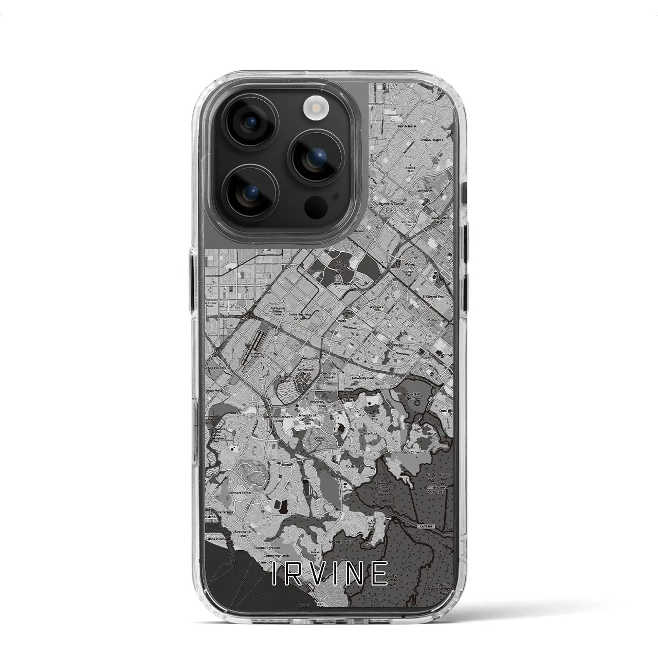 【アーバイン(アメリカ)】地図柄iPhoneケース(MagSafeタイプ)