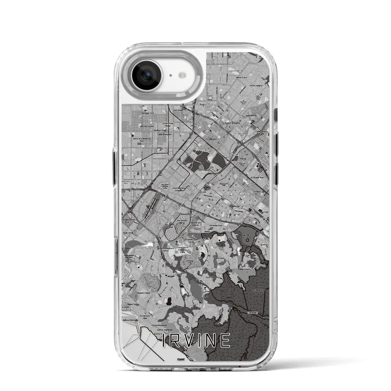 【アーバイン(アメリカ)】地図柄iPhoneケース(MagSafeタイプ)