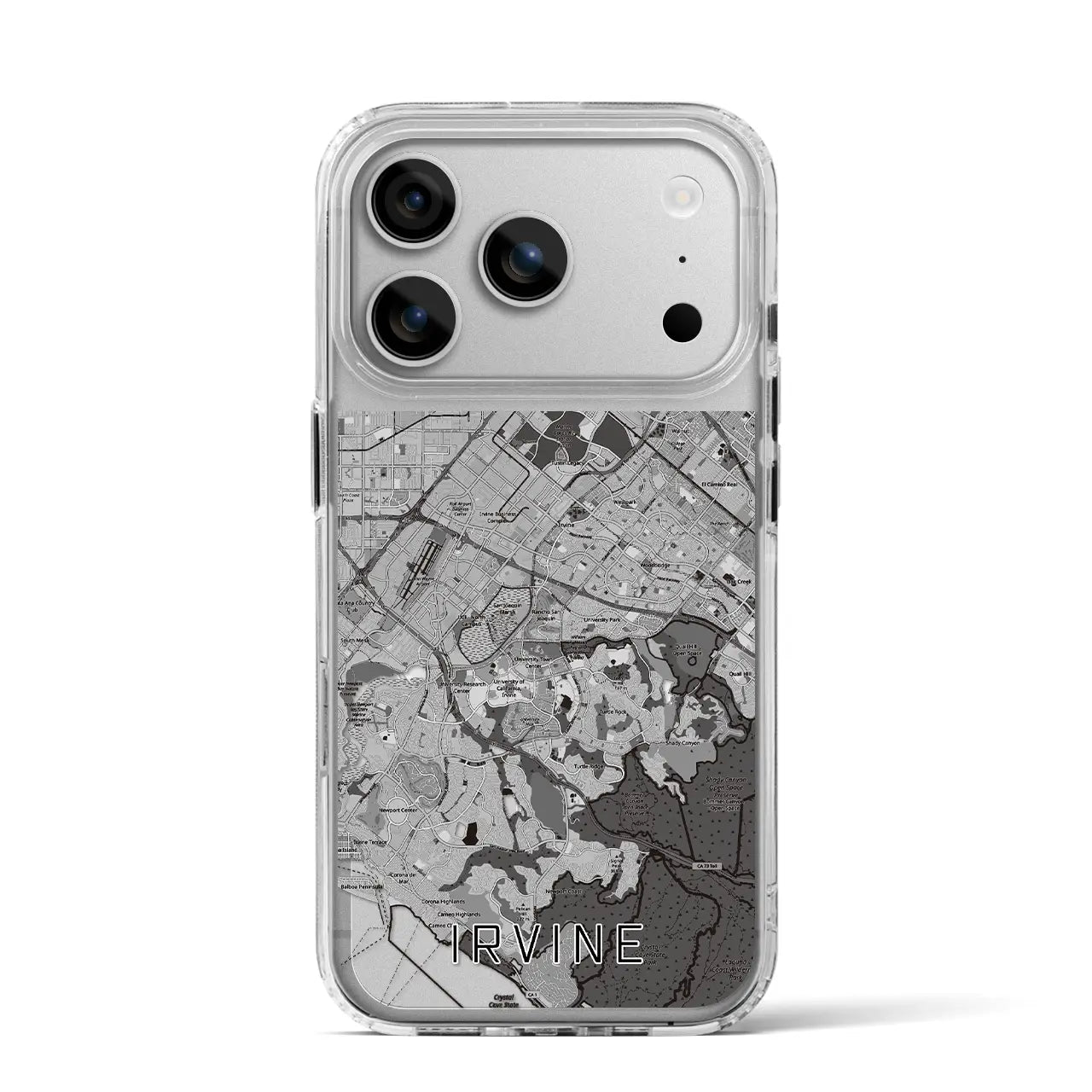 【アーバイン(アメリカ)】地図柄iPhoneケース(MagSafeタイプ)