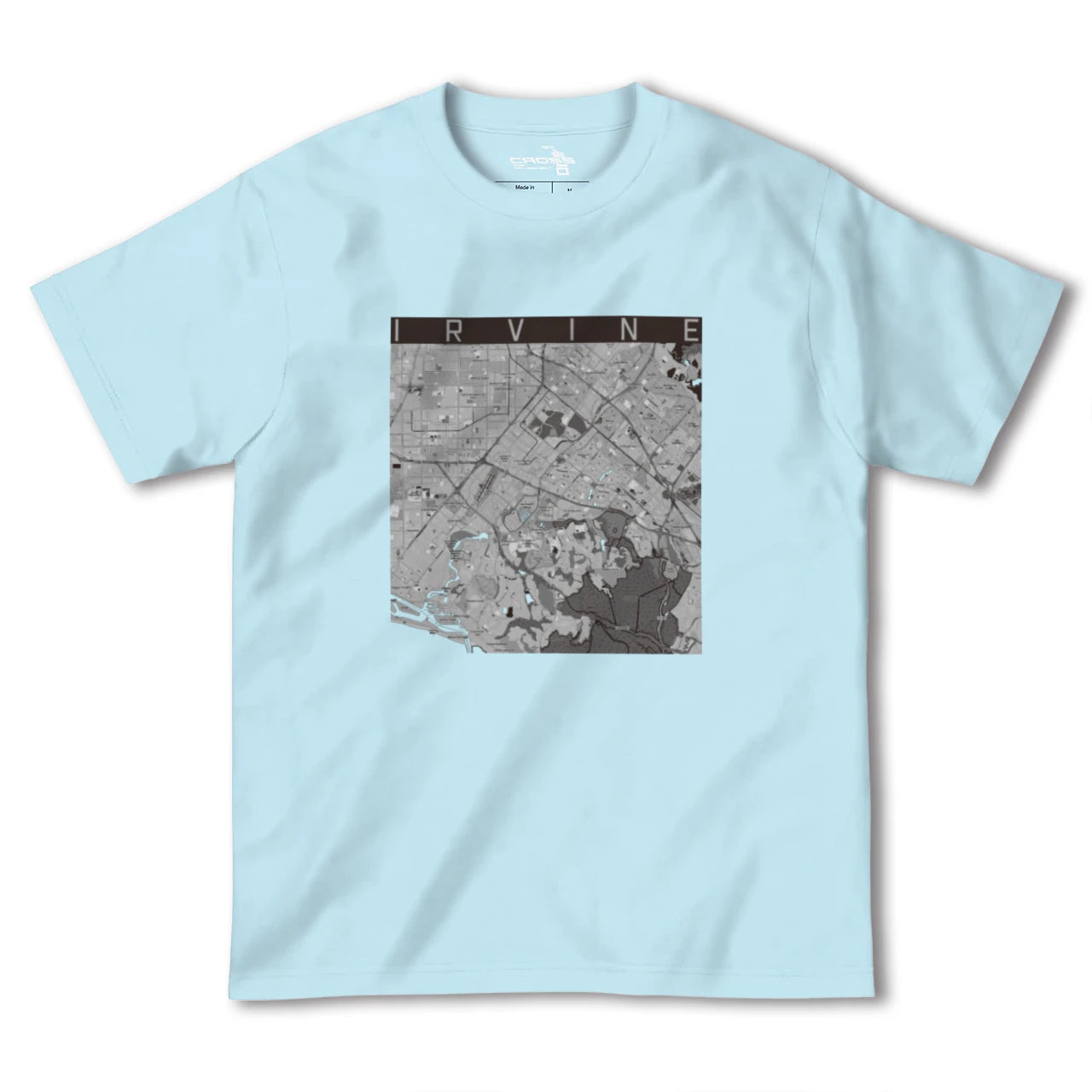 【アーバイン(アメリカ)】地図柄ヘビーウェイトTシャツ
