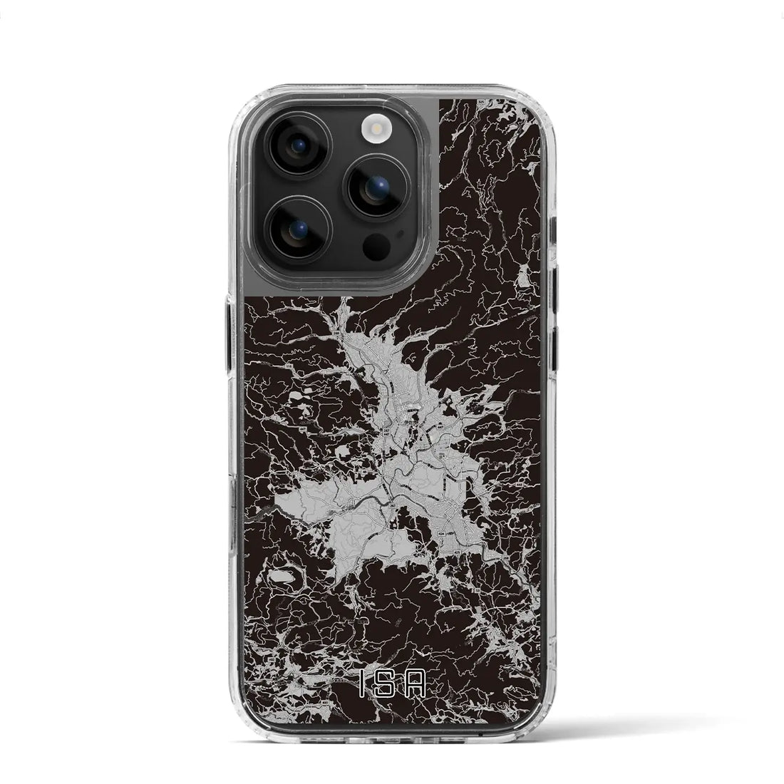 【伊佐(鹿児島県)】地図柄iPhoneケース(MagSafeタイプ)