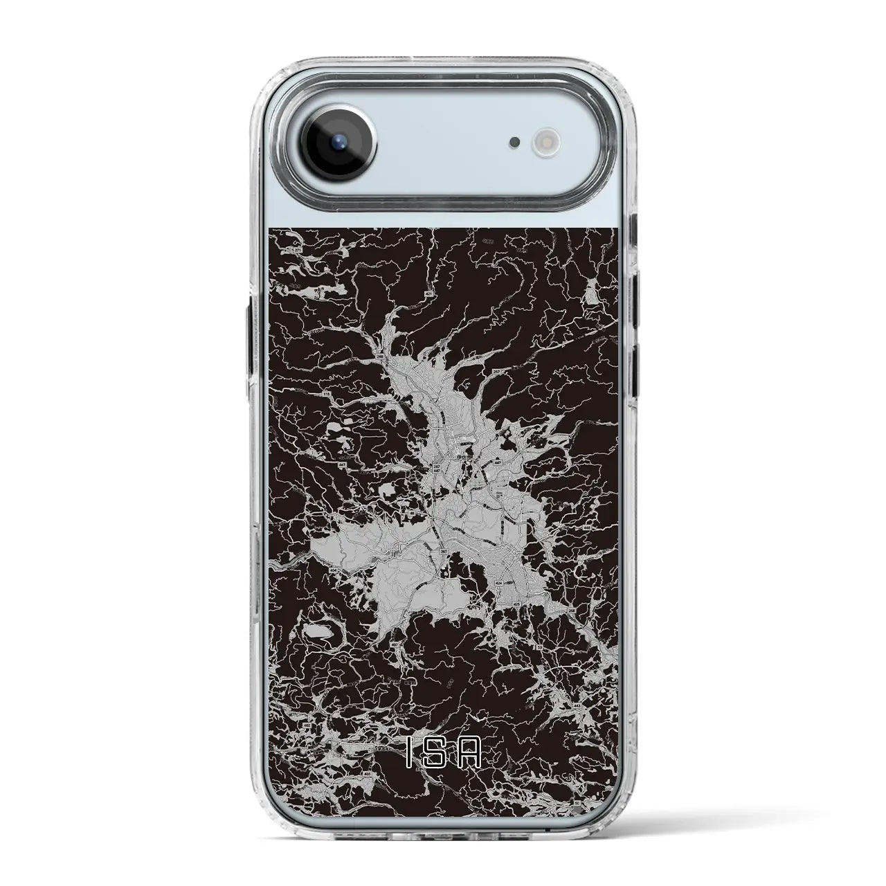 【伊佐(鹿児島県)】地図柄iPhoneケース(MagSafeタイプ)