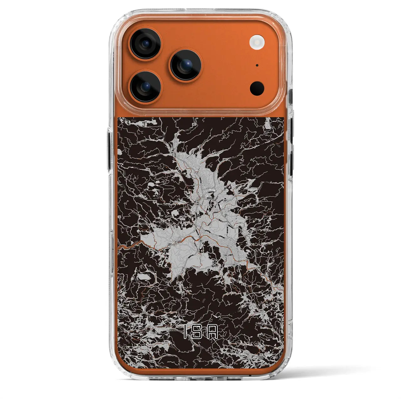 【伊佐(鹿児島県)】地図柄iPhoneケース(MagSafeタイプ)