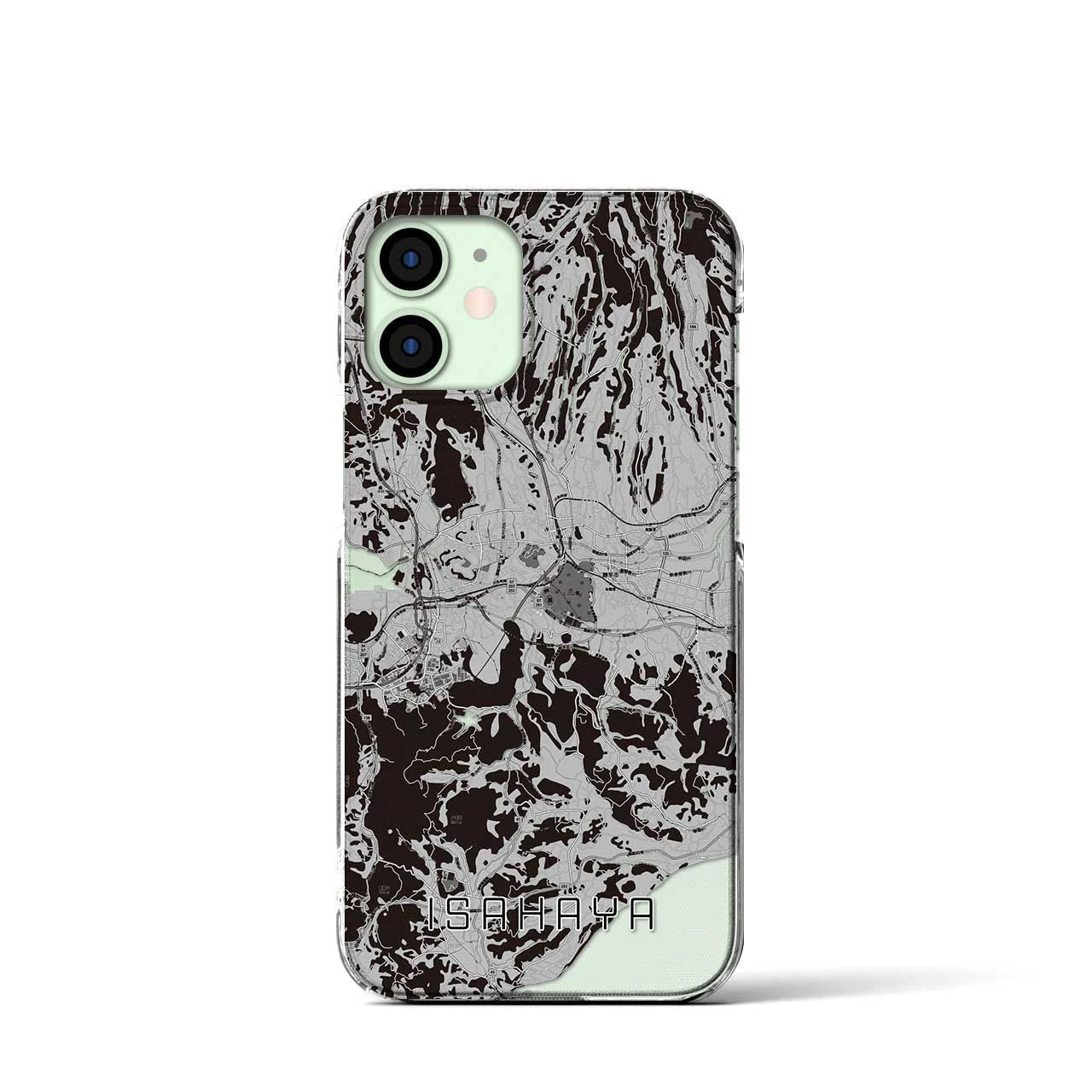 【諫早(長崎県)】地図柄iPhoneケース(クリアタイプ)