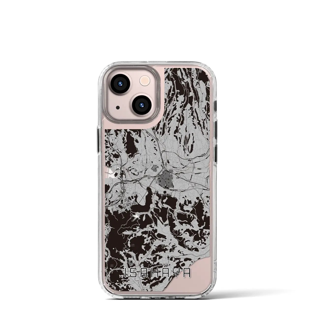 【諫早(長崎県)】地図柄iPhoneケース(MagSafeタイプ)