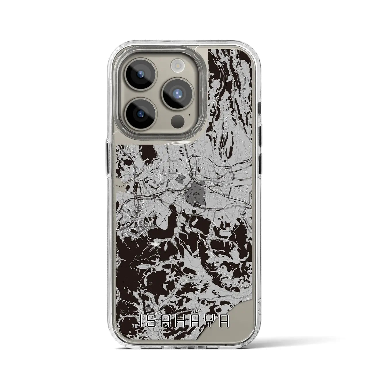 【諫早(長崎県)】地図柄iPhoneケース(MagSafeタイプ)