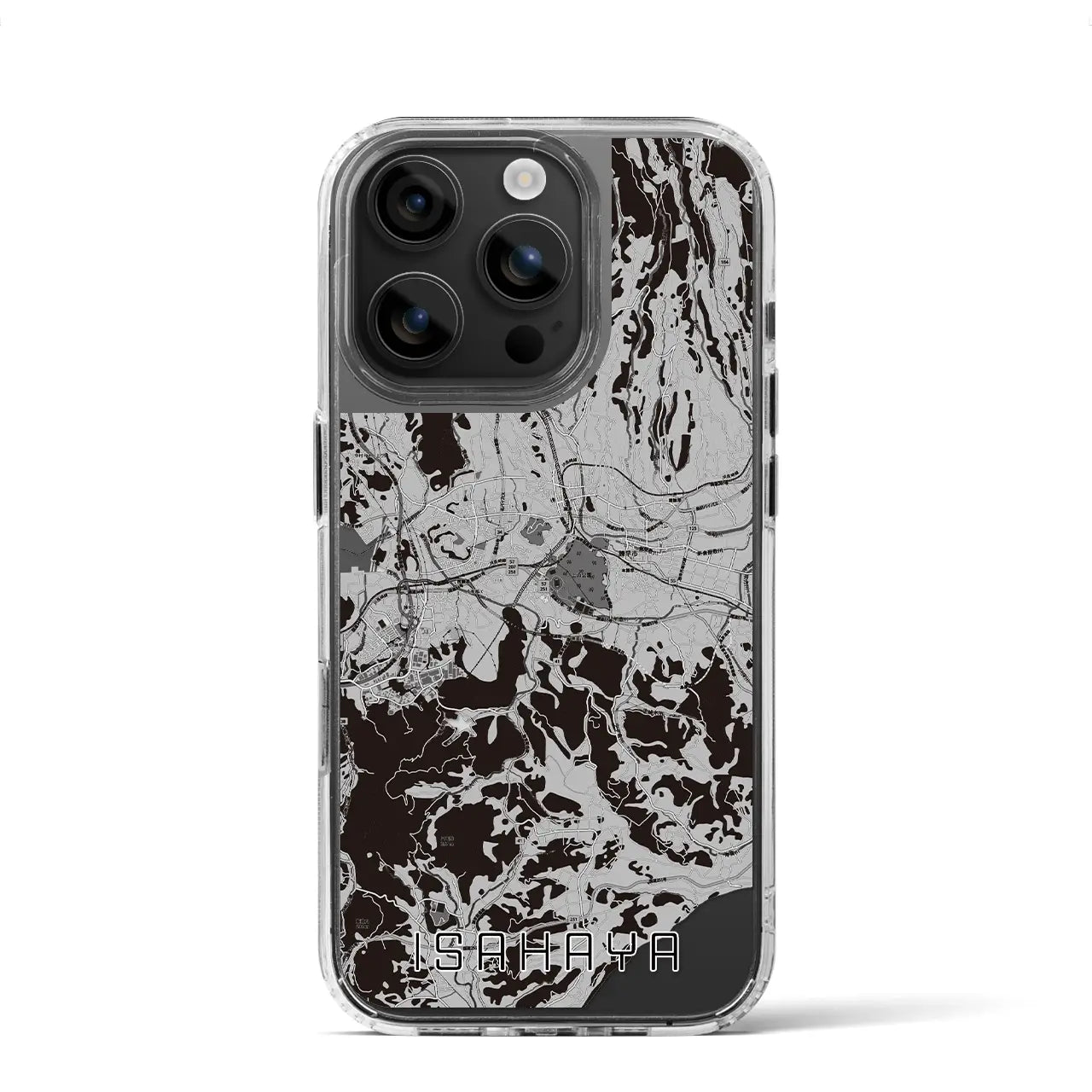 【諫早(長崎県)】地図柄iPhoneケース(MagSafeタイプ)