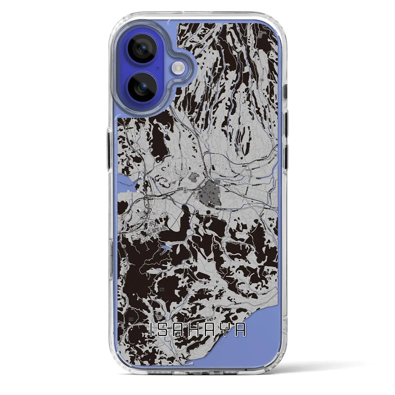 【諫早(長崎県)】地図柄iPhoneケース(MagSafeタイプ)