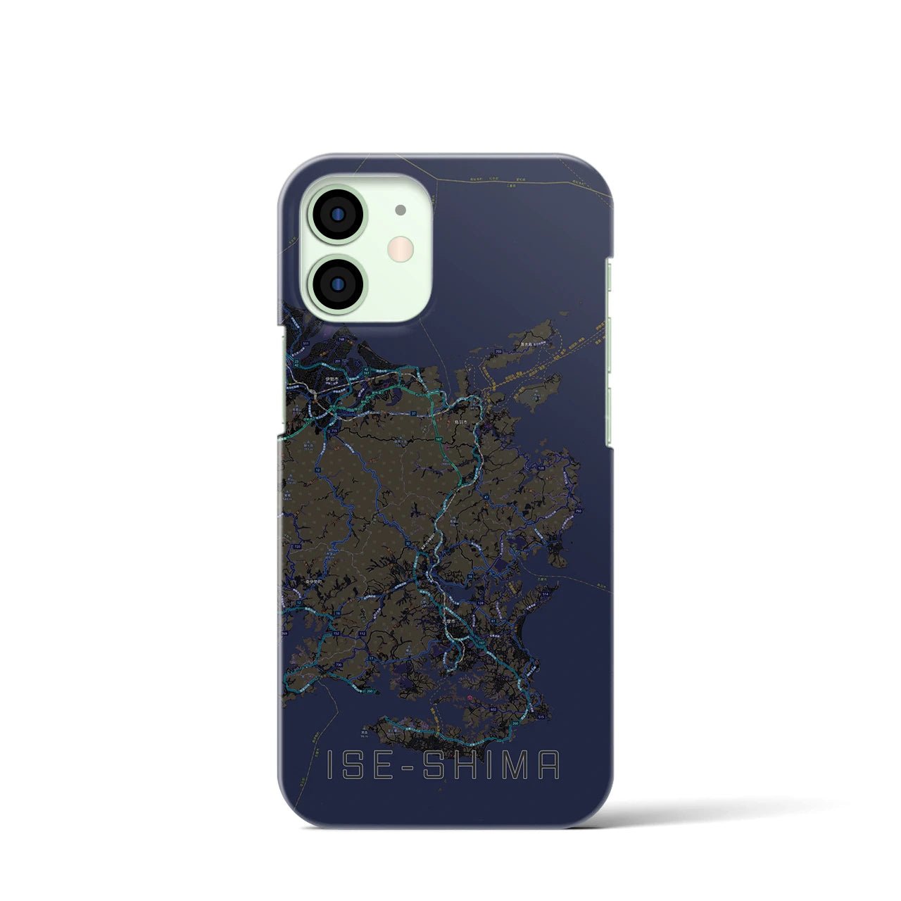 【伊勢志摩(三重県)】地図柄iPhoneケース(バックカバータイプ)