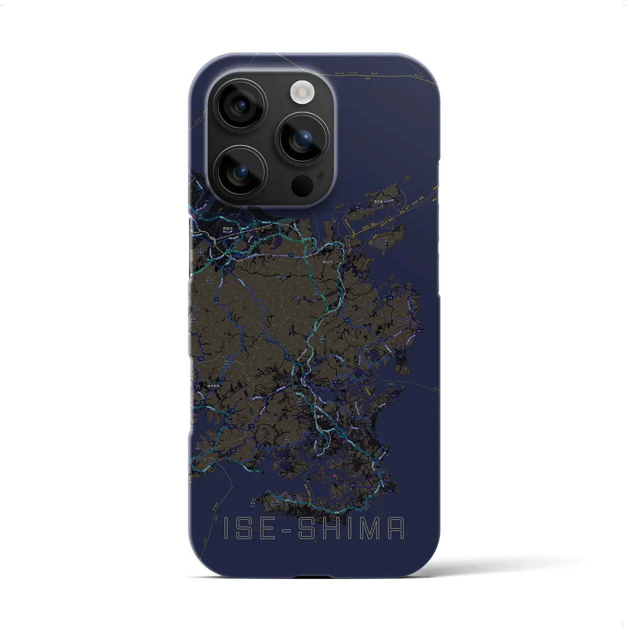 【伊勢志摩(三重県)】地図柄iPhoneケース(バックカバータイプ)