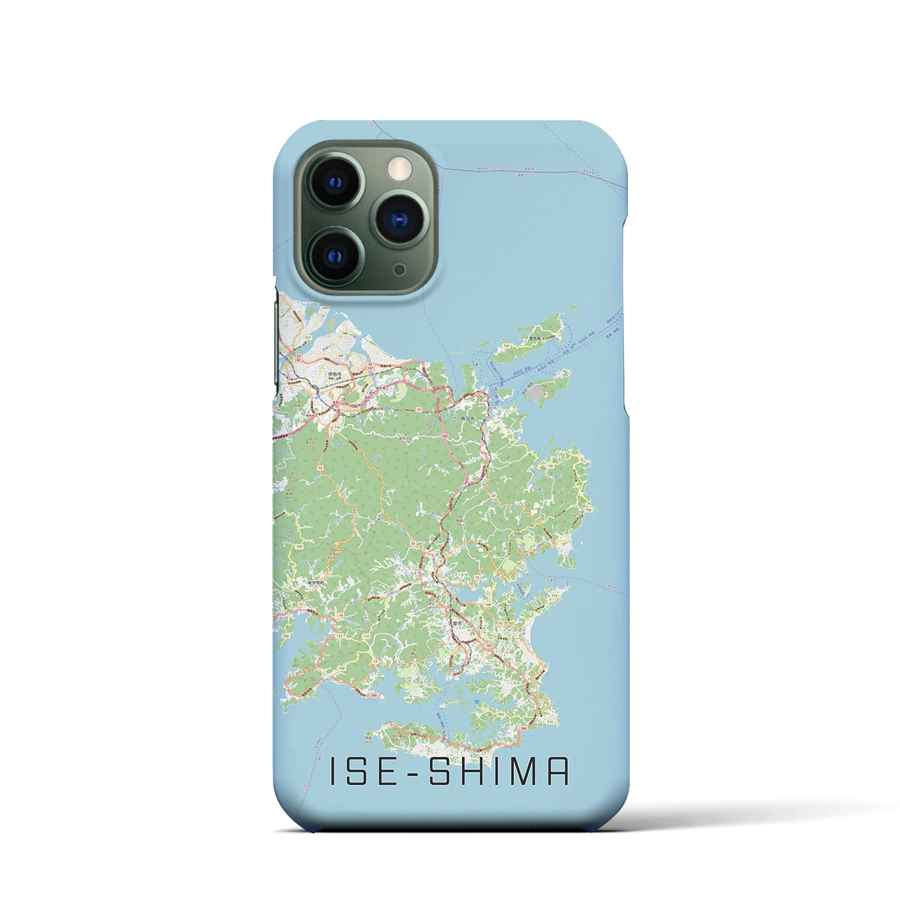 【伊勢志摩(三重県)】地図柄iPhoneケース(バックカバータイプ)