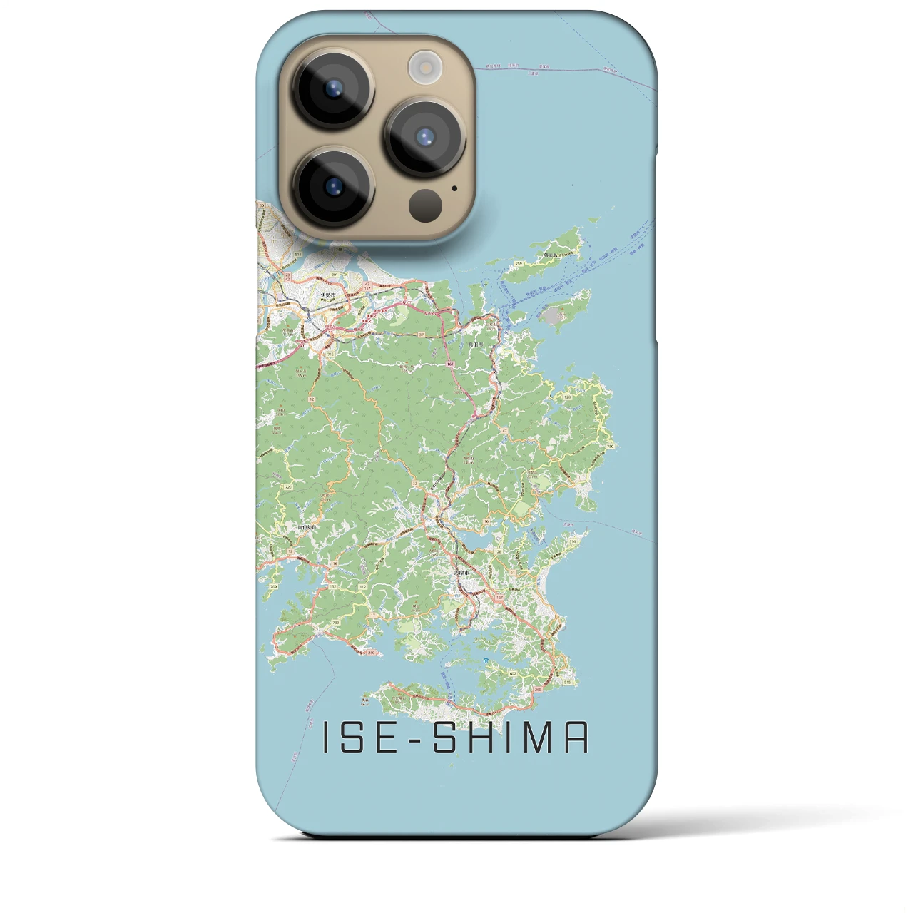 【伊勢志摩(三重県)】地図柄iPhoneケース(バックカバータイプ)