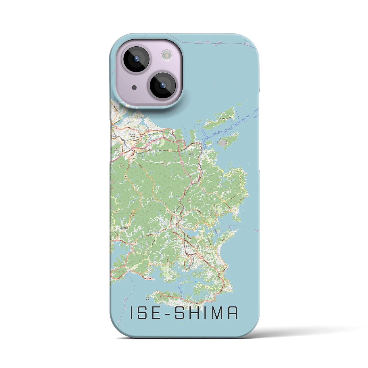 【伊勢志摩(三重県)】地図柄iPhoneケース(バックカバータイプ)